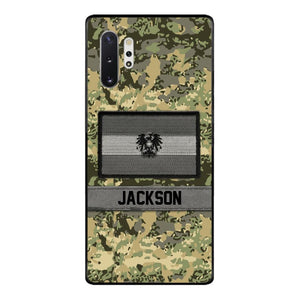 Personalized Austrian Soldier Camo Phone Case Printed 22MAR-MQ11