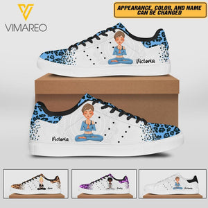 Personalized Yoga Girl Lowtop Shoes Printed DMTN1503
