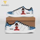 Personalized Yoga Girl Lowtop Shoes Printed DMTN1503