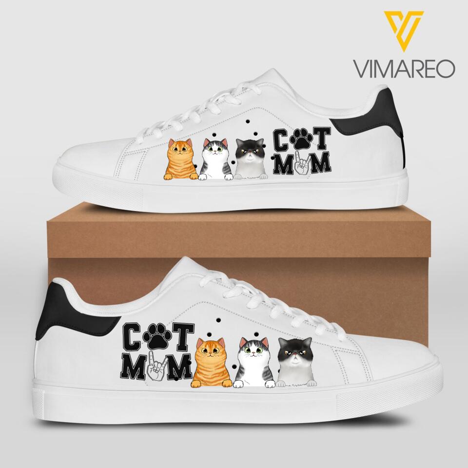 Personalized Cat Mom Lowtop Shoes Printed DMVQ1503