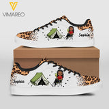 Personalized Camping Girl Lowtop Shoes Printed DMHC1503