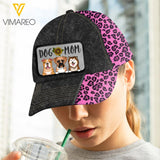 DH Personalized Dog Mom Peaked Cap Printed DT15