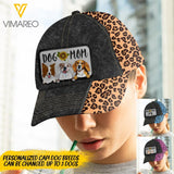 DH Personalized Dog Mom Peaked Cap Printed DT15
