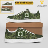 Personalized Canadian Soldier Leather Shoes 22MAR-LN17