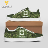 Personalized Canadian Soldier Leather Shoes 22MAR-LN17