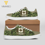 Personalized Canadian Soldier Leather Shoes 22MAR-LN17