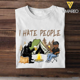PERSONALIZED I HATE PEOPLE CAMPING BIGFOOT TSHIRT QTDT1803