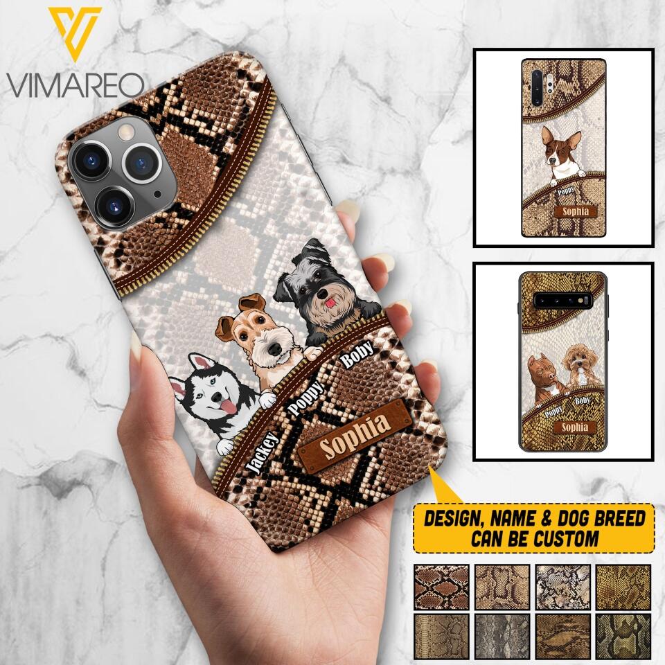 Personalized Dog Lovers Phonecase Printed 22MAR-HQ18