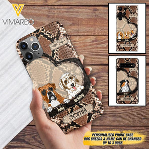 Personalized Dog Lovers Phonecase Printed 22MAR-DT18