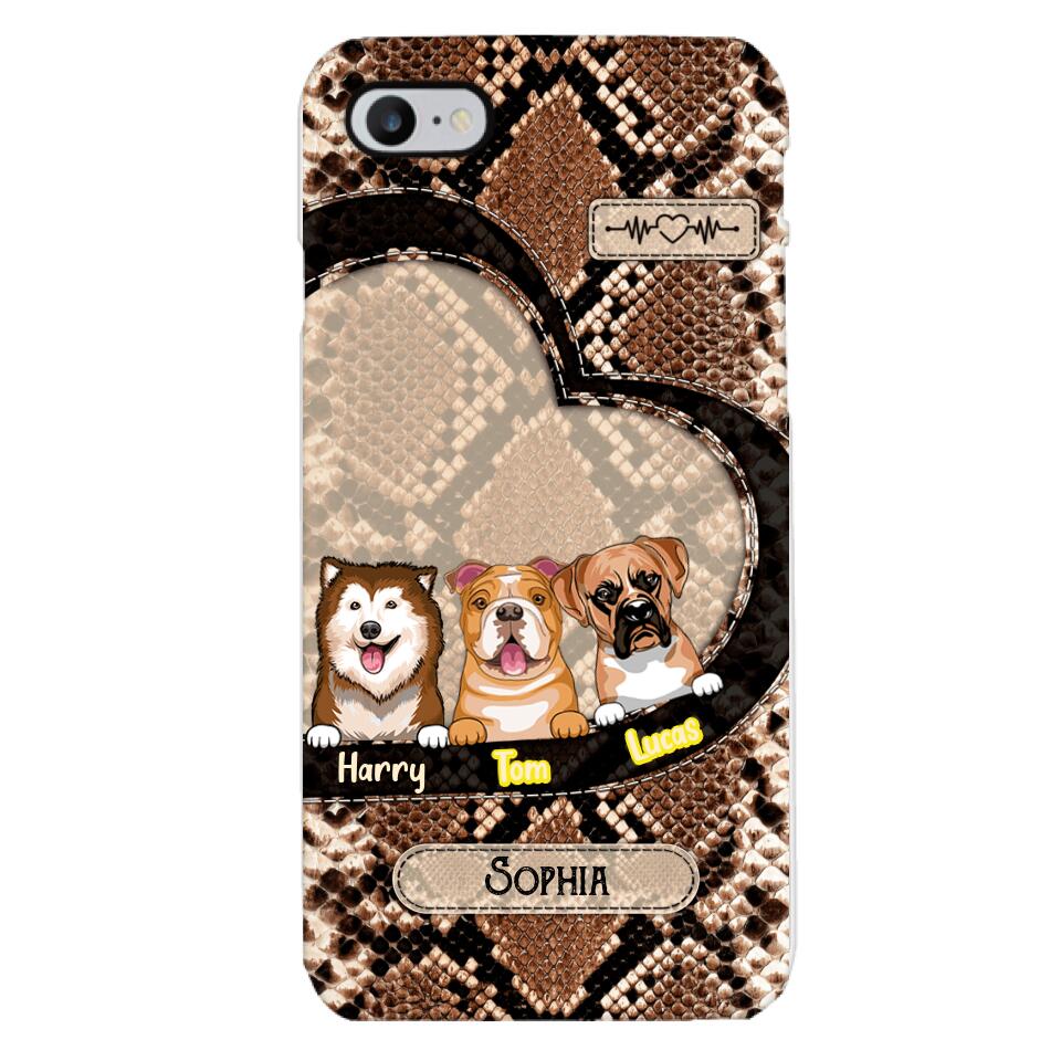 Personalized Dog Lovers Phonecase Printed 22MAR-DT18