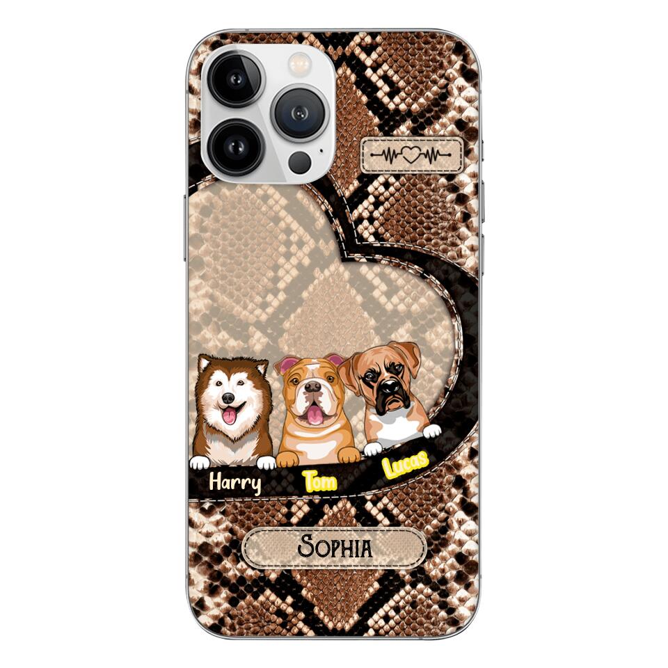 Personalized Dog Lovers Phonecase Printed 22MAR-DT18