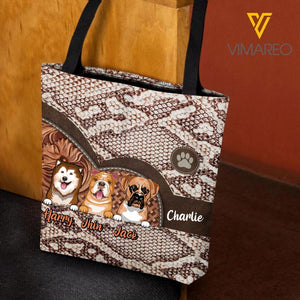 PERSONALIZED DOG TOTE BAG 22MAR-HC18
