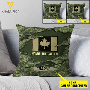 PERSONALIZED CANADIAN VETERAN CAMO PILLOW QTTQ1903