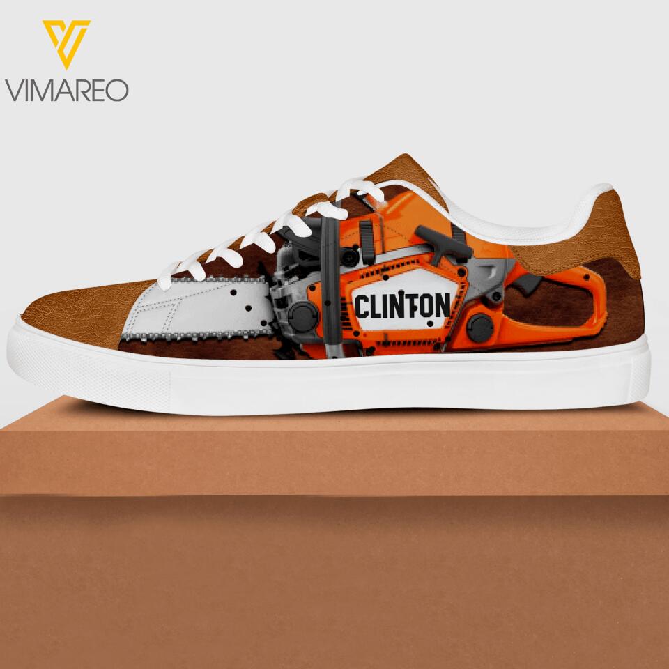 Personalized Arborist Leather Shoes 22MAR-DT19