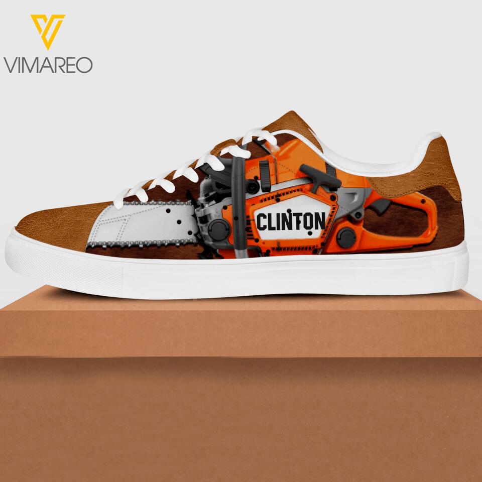 Personalized Arborist Leather Shoes 22MAR-DT19