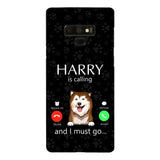 PERSONALIZED DOG IS CALLING I MUST GO PHONECASE QTDT2103