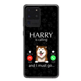 PERSONALIZED DOG IS CALLING I MUST GO PHONECASE QTDT2103