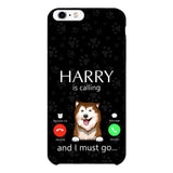 PERSONALIZED DOG IS CALLING I MUST GO PHONECASE QTDT2103
