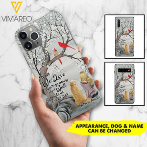 PERSONALIZED THOSE WE LOVE DOG LOVERS PHONECASE QTHC2103