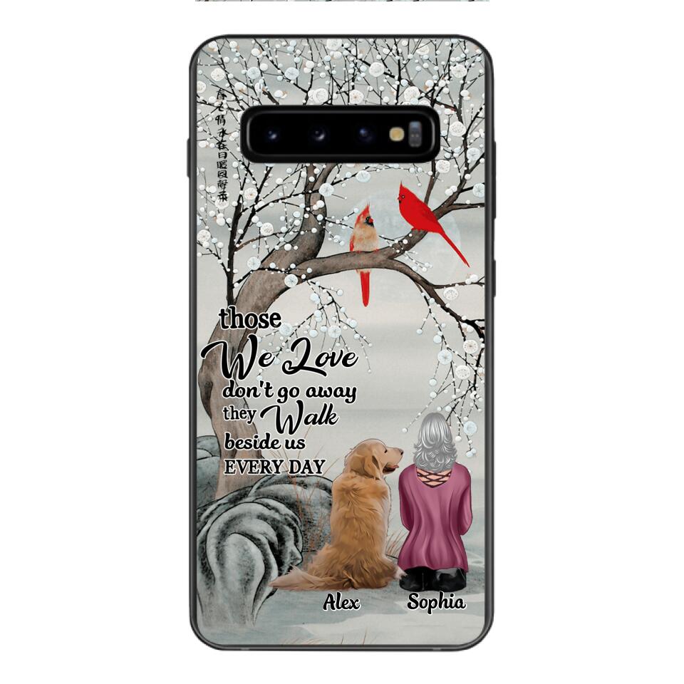 PERSONALIZED THOSE WE LOVE DOG LOVERS PHONECASE QTHC2103