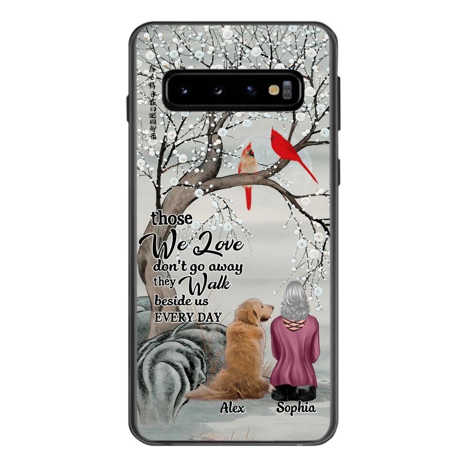 PERSONALIZED THOSE WE LOVE DOG LOVERS PHONECASE QTHC2103