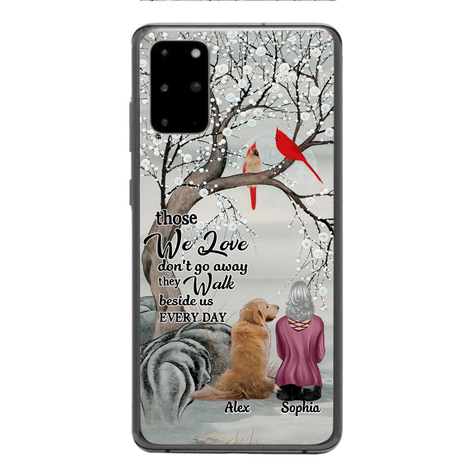 PERSONALIZED THOSE WE LOVE DOG LOVERS PHONECASE QTHC2103