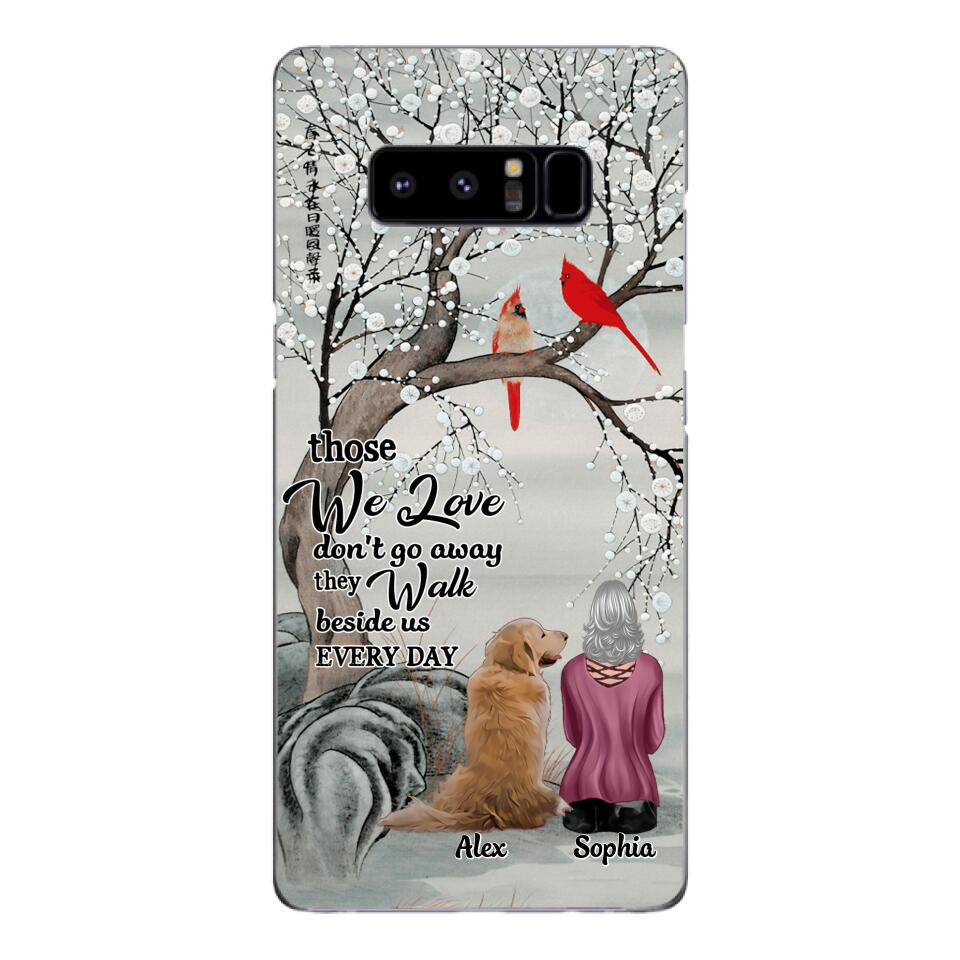 PERSONALIZED THOSE WE LOVE DOG LOVERS PHONECASE QTHC2103