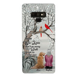 PERSONALIZED THOSE WE LOVE DOG LOVERS PHONECASE QTHC2103