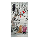 PERSONALIZED THOSE WE LOVE DOG LOVERS PHONECASE QTHC2103