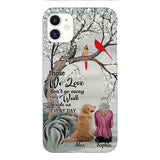 PERSONALIZED THOSE WE LOVE DOG LOVERS PHONECASE QTHC2103
