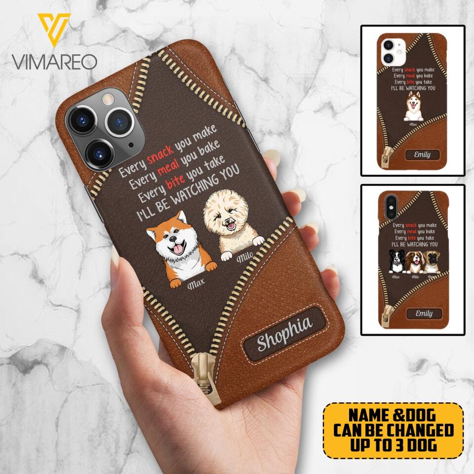 Personalized Dog Lover Phone Case Printed 22MAR-LN22