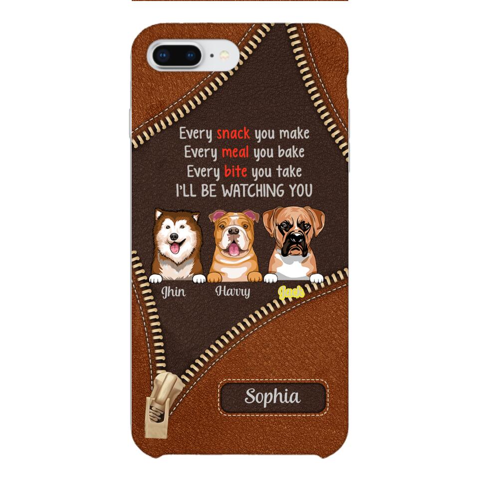 Personalized Dog Lover Phone Case Printed 22MAR-LN22