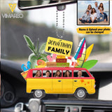 PERSONALIZED FAMILY CAR HANGING ORNAMENT MTTN2203