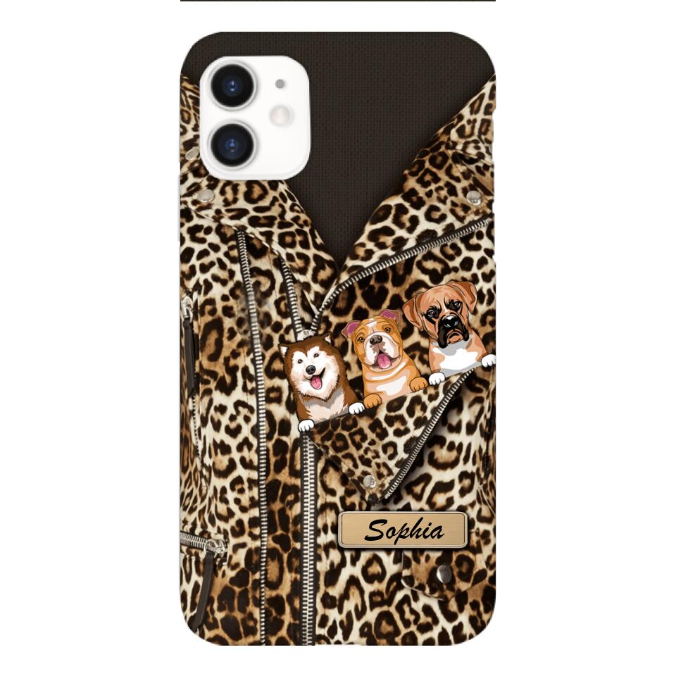 Personalized Dog Lover Phone Case Printed 22MAR-HQ22