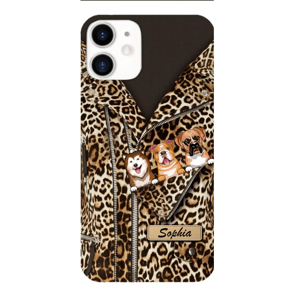 Personalized Dog Lover Phone Case Printed 22MAR-HQ22
