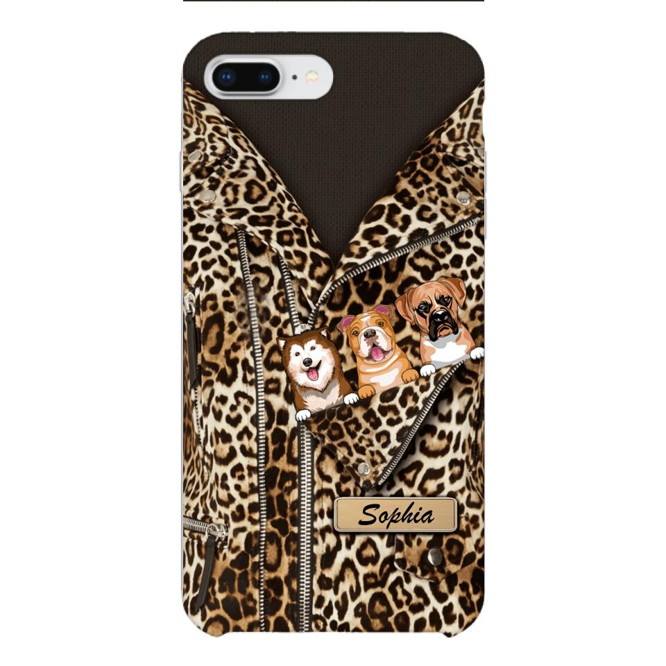 Personalized Dog Lover Phone Case Printed 22MAR-HQ22