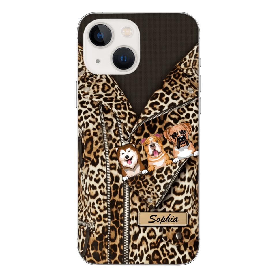 Personalized Dog Lover Phone Case Printed 22MAR-HQ22