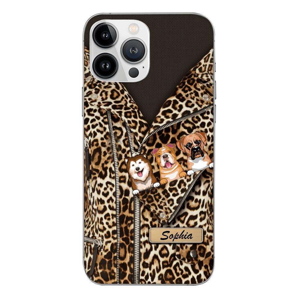 Personalized Dog Lover Phone Case Printed 22MAR-HQ22