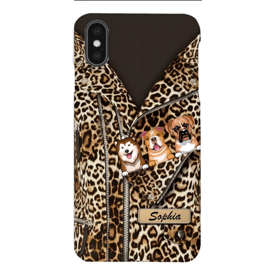 Personalized Dog Lover Phone Case Printed 22MAR-HQ22