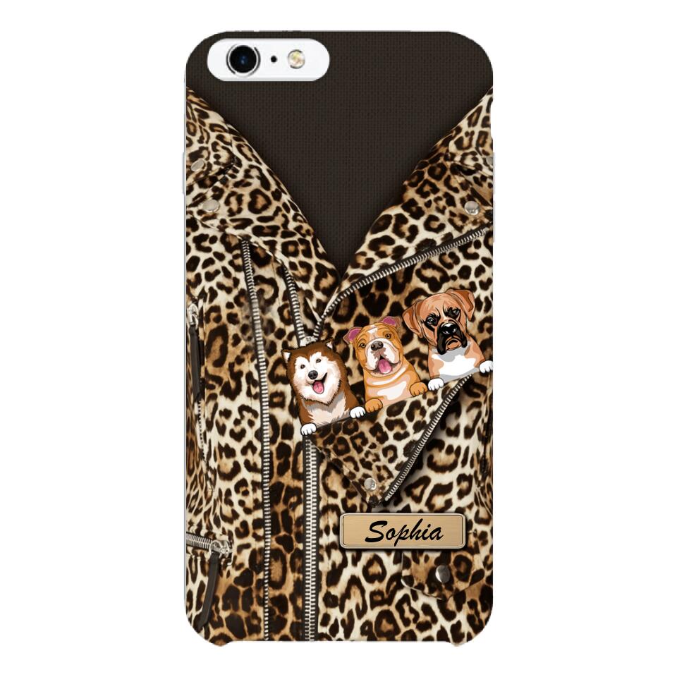 Personalized Dog Lover Phone Case Printed 22MAR-HQ22