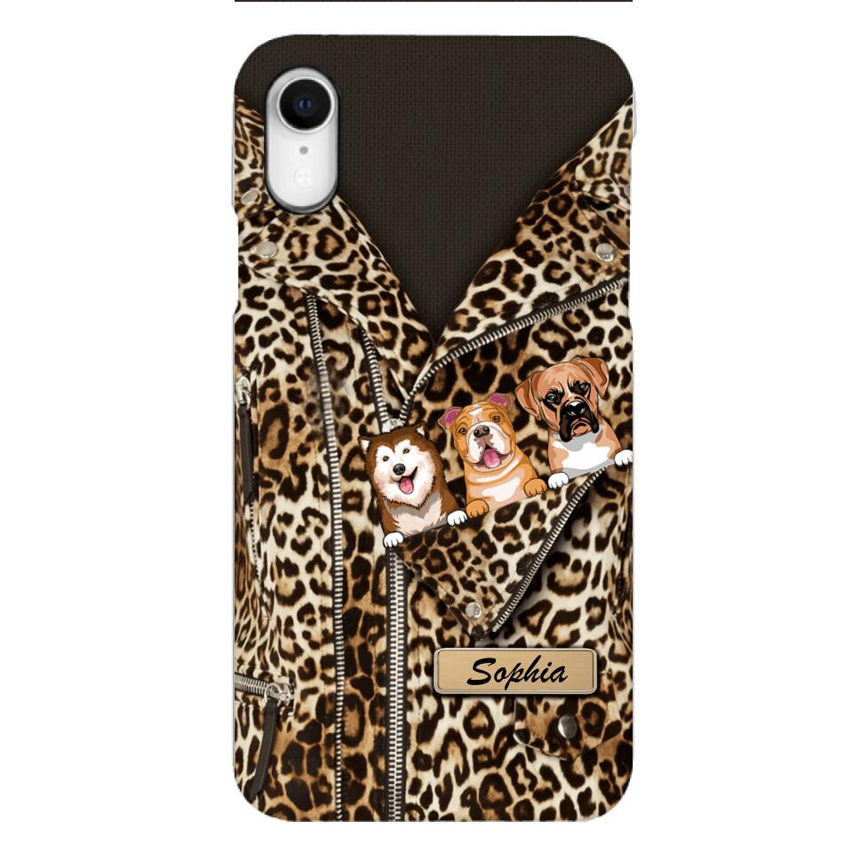 Personalized Dog Lover Phone Case Printed 22MAR-HQ22