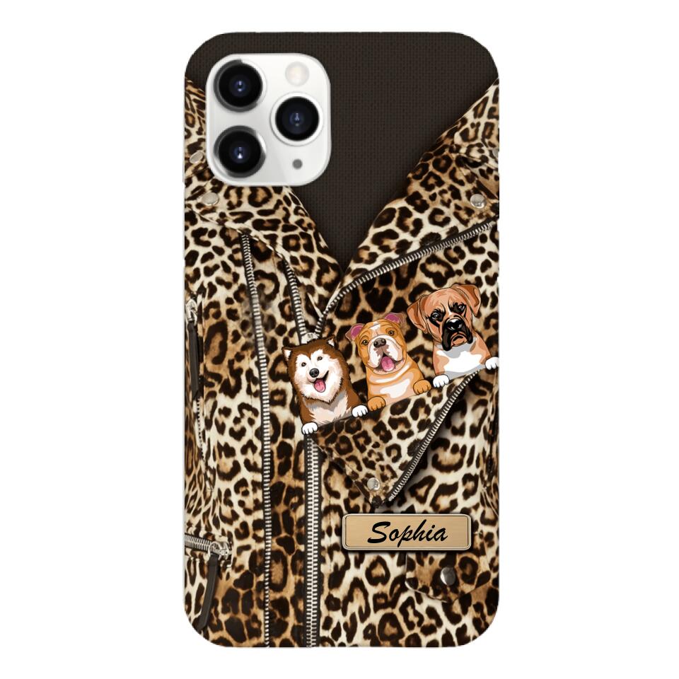 Personalized Dog Lover Phone Case Printed 22MAR-HQ22