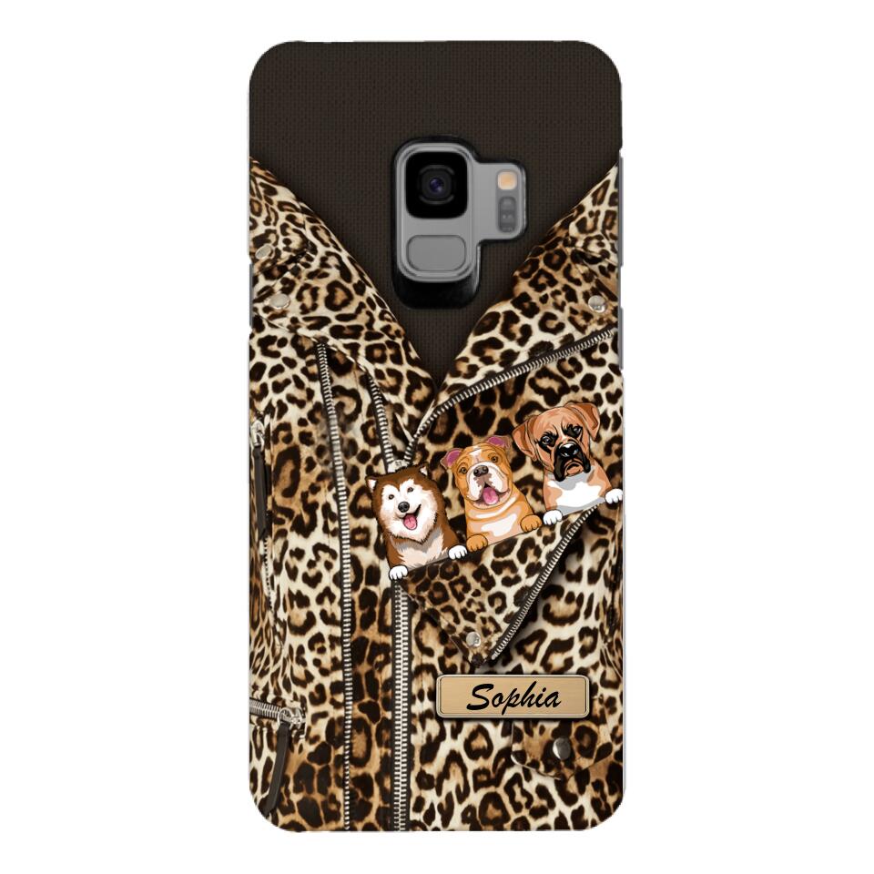 Personalized Dog Lover Phone Case Printed 22MAR-HQ22