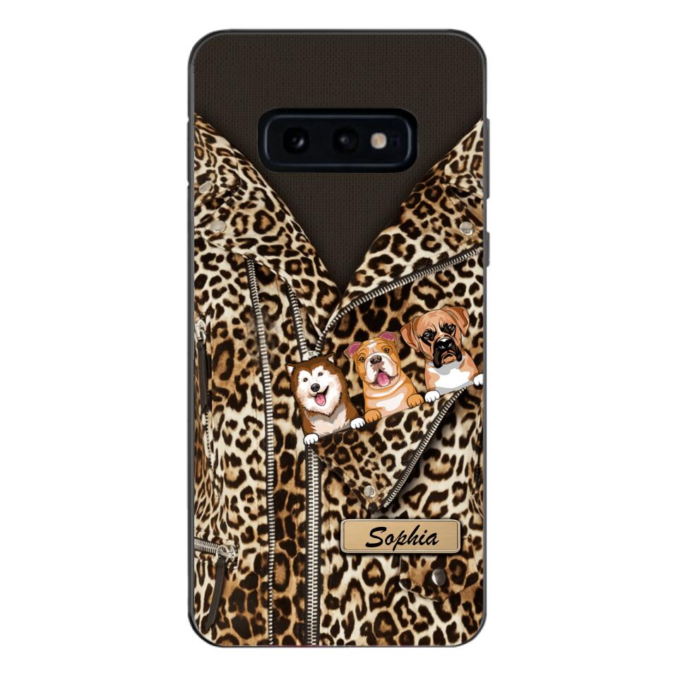 Personalized Dog Lover Phone Case Printed 22MAR-HQ22