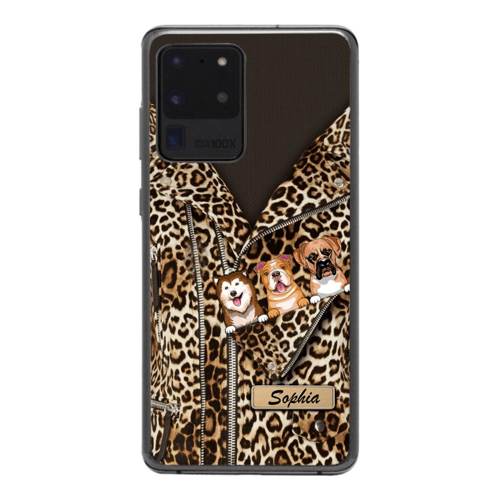 Personalized Dog Lover Phone Case Printed 22MAR-HQ22