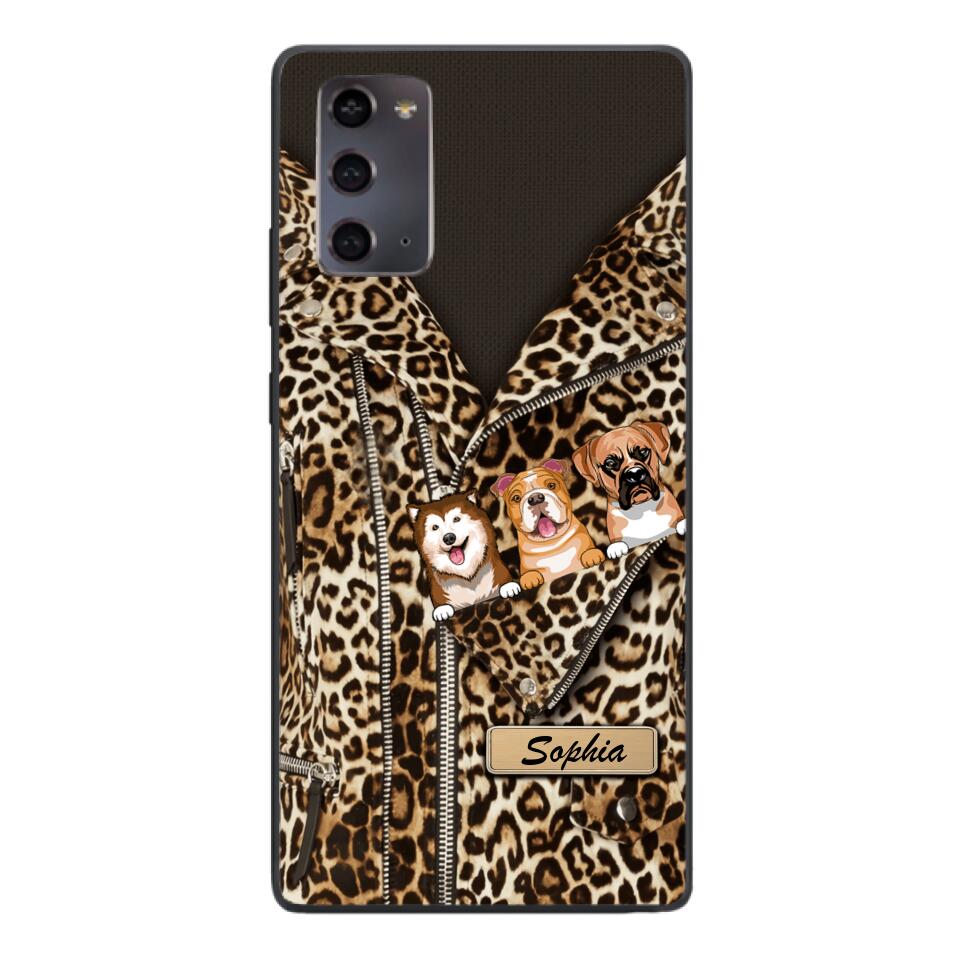 Personalized Dog Lover Phone Case Printed 22MAR-HQ22