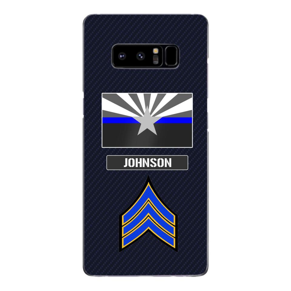 Personalized Arizona Thin Blue Line Phone Case Printed 22MAR-DT23