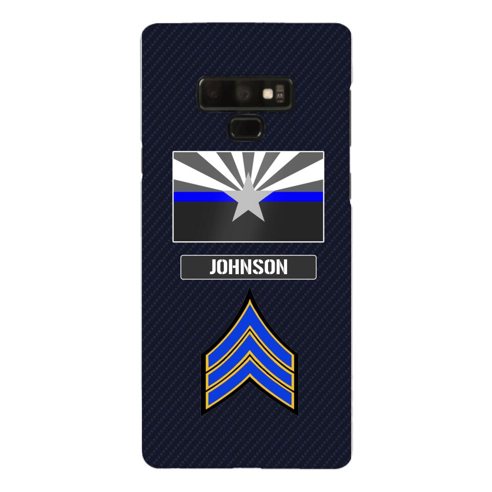 Personalized Arizona Thin Blue Line Phone Case Printed 22MAR-DT23