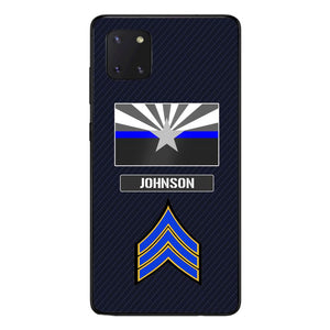 Personalized Arizona Thin Blue Line Phone Case Printed 22MAR-DT23