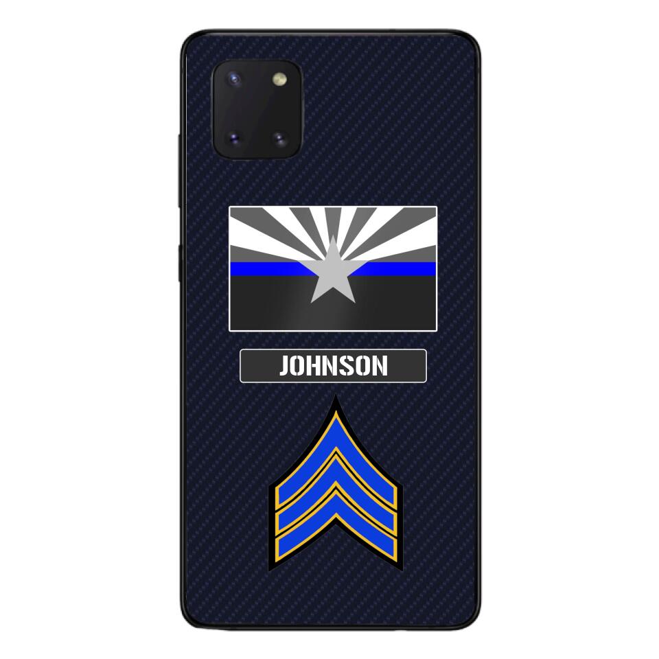 Personalized Arizona Thin Blue Line Phone Case Printed 22MAR-DT23